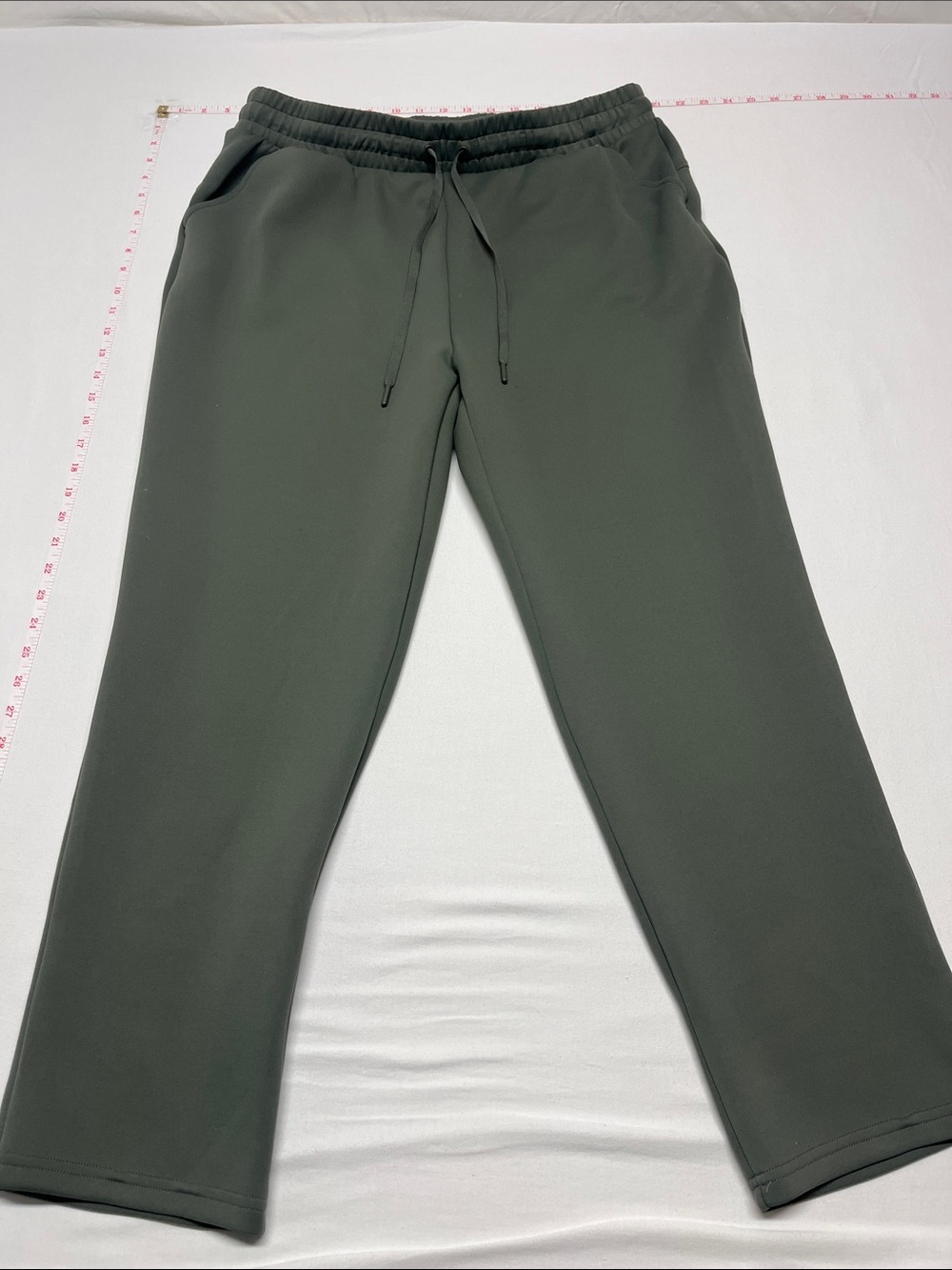 Women’s 32 Degrees Dark Olive Elastic Drawstring Joggers size L soft 1167